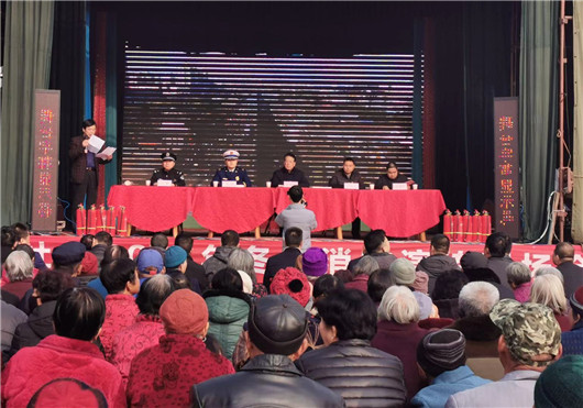 省消防協會聯合舉辦草堂街道西園社區2019年冬季消防宣傳演練大型活動