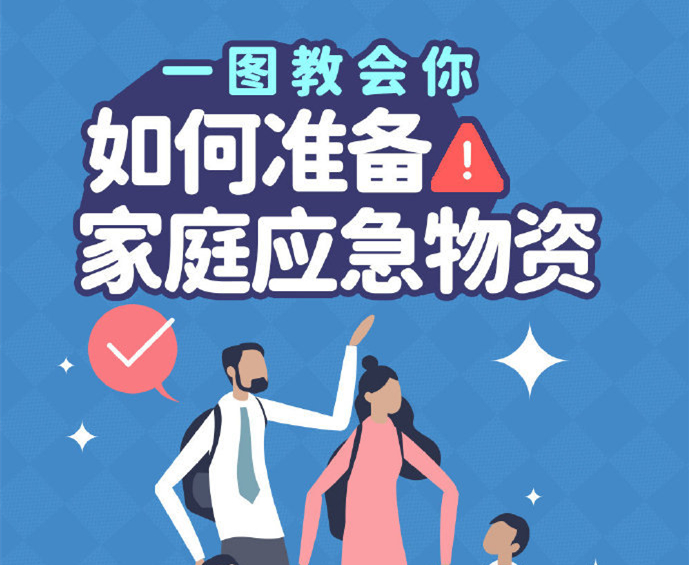 家庭應急物資儲備清單，請收好