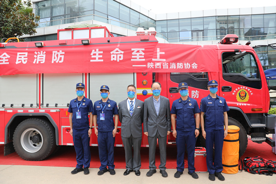 陜西省暨西安市2022年全國科普日主場示范活動順利舉行協會消防展示受到廣泛關注