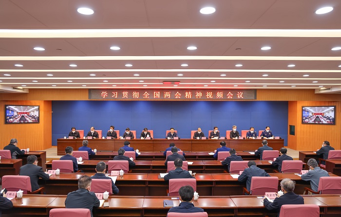 王祥喜在應急管理部學習貫徹全國兩會精神視頻會議上強調  用習近平總書記重要講話精神統一思想行動  為新征程開好局起好步營造安全穩定環境